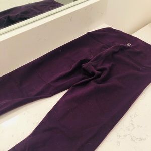 Dark purple Lululemon leggings